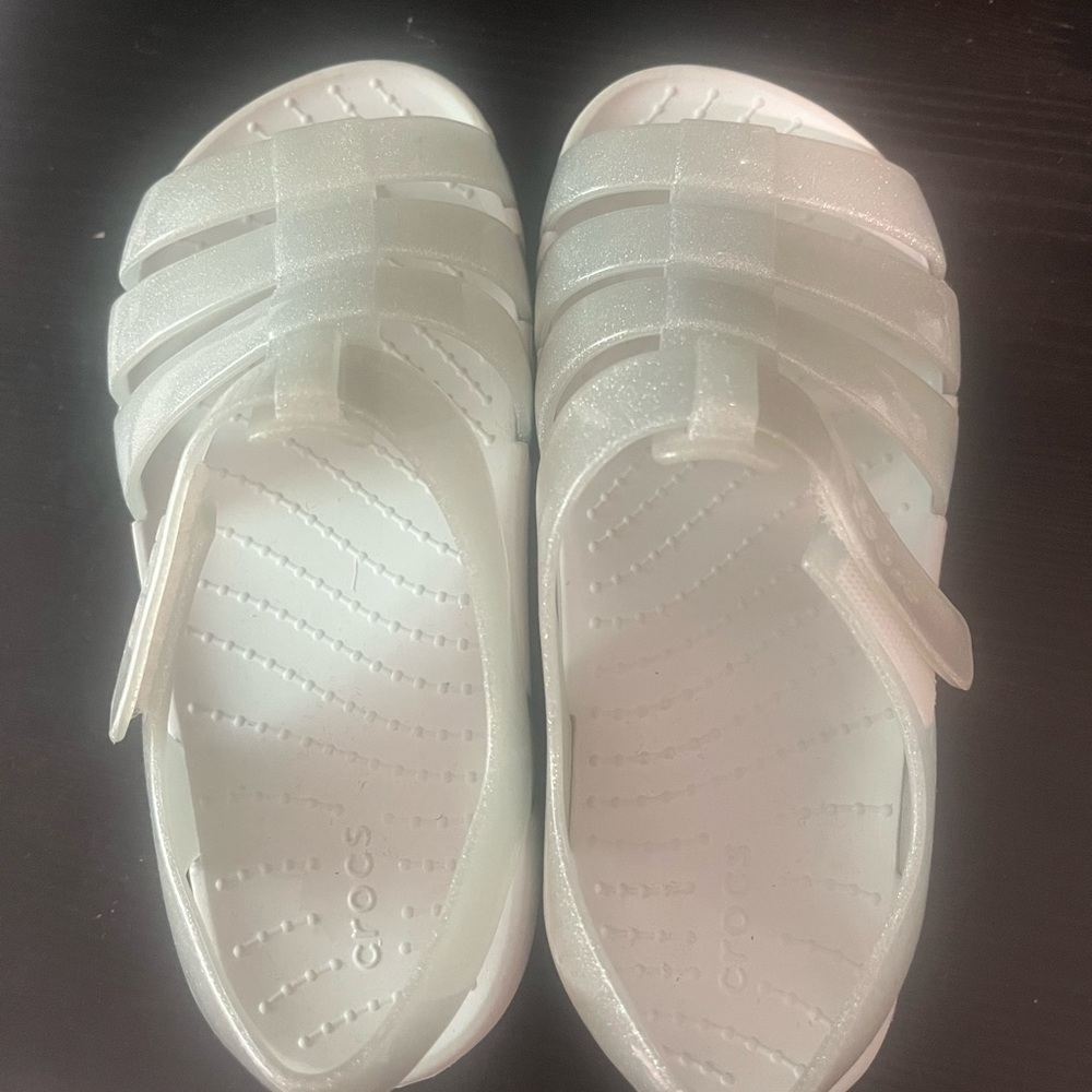 Crocs Kids White Sandals